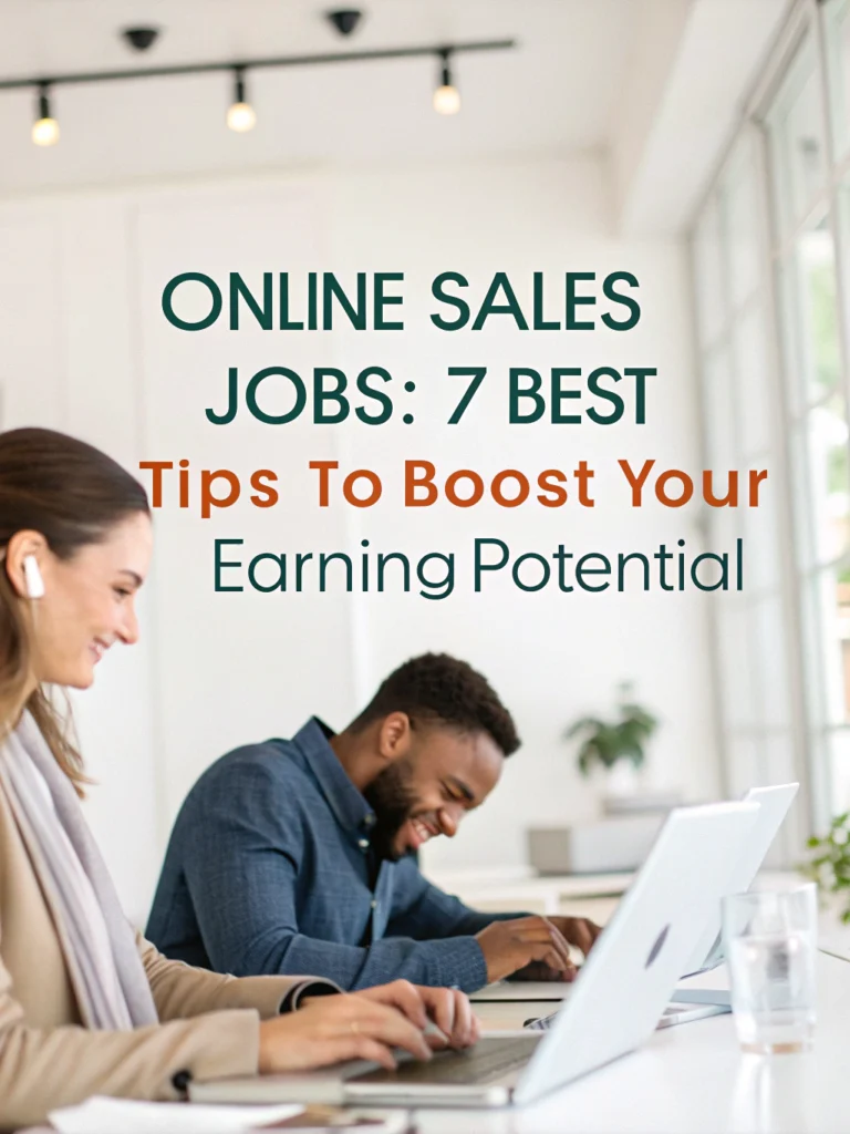 online sales jobs