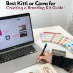 kittl or canva for creating a branding kit