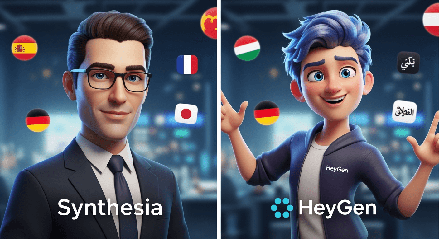 Synthesia vs HeyGen: The Ultimate 2025 AI Video Face-Off 1 Synthesia vs HeyGen AI Video Generation comparison