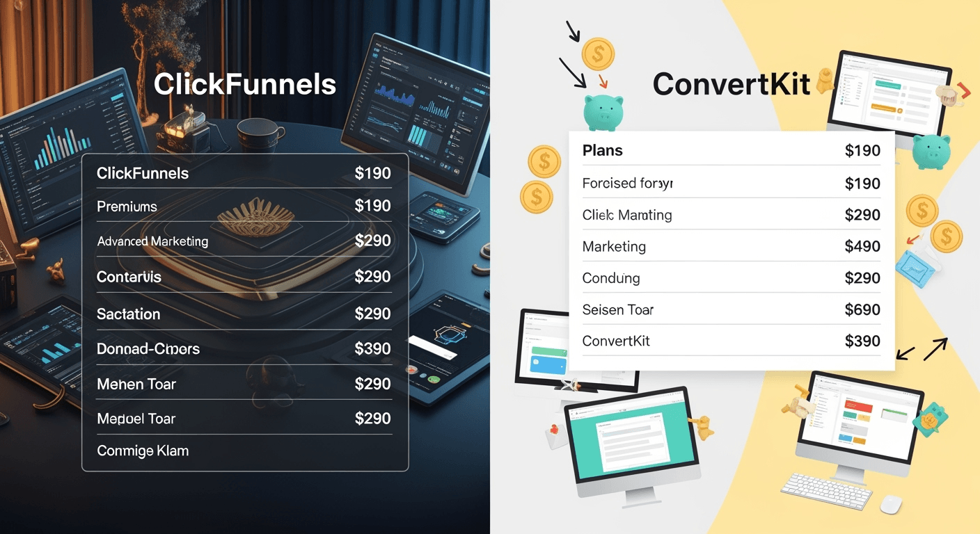 ClickFunnels vs ConvertKit: The Definitive 2025 Comparison 3 Feature comparison table ClickFunnels vs ConvertKit