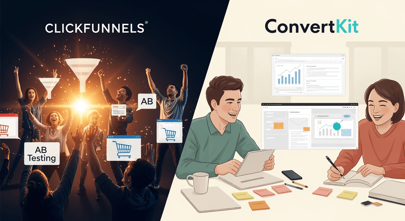 ClickFunnels vs ConvertKit: The Definitive 2025 Comparison 2 Quick overview comparison ClickFunnels vs ConvertKit 2024