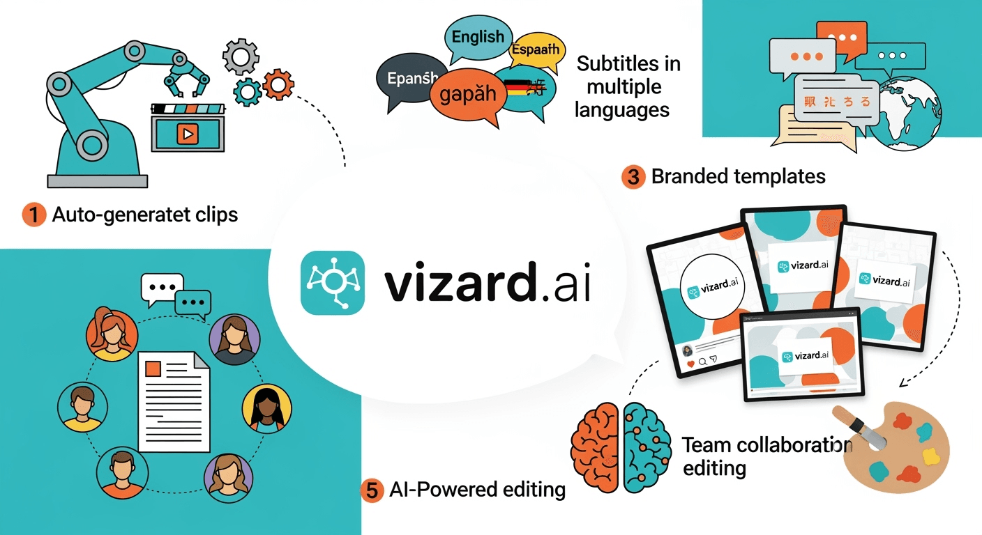 vizard.ai Review: 7 Powerful Features You Need to See 2 What is vizard.ai AI Video Editing Platform overview