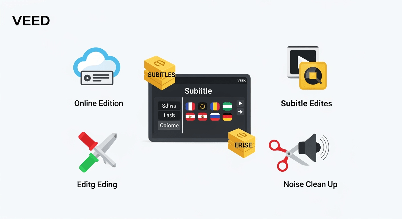 VEED Review: 7 Powerful Reasons It's a Must-Try Video Editor 2 VEED browser-based video editing platform interface